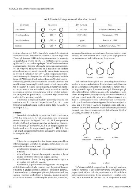 Tipologia e struttura degli idrocarburi - Treccani