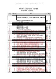 Publications on sale (PDF 239 KB) - Ajuntament de Barcelona