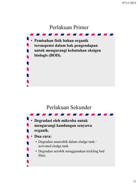 Jenis-jenis Pengolahan Limbah