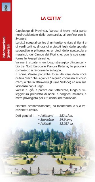 Informazioni - Varese Città Giardino