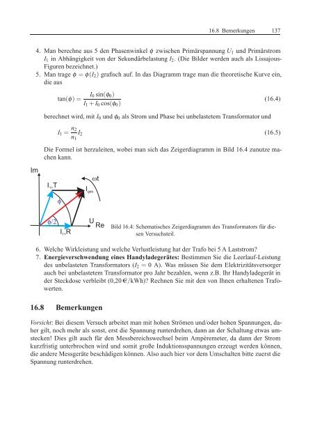 Das Physikalische Praktikum