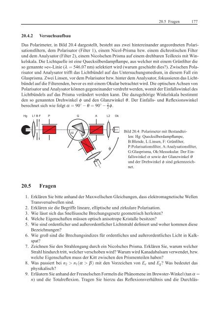 Das Physikalische Praktikum