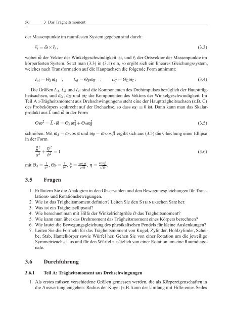 Das Physikalische Praktikum