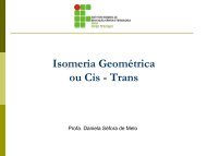 Isomeria Geométrica ou Cis - Trans - Campus Porto Seguro