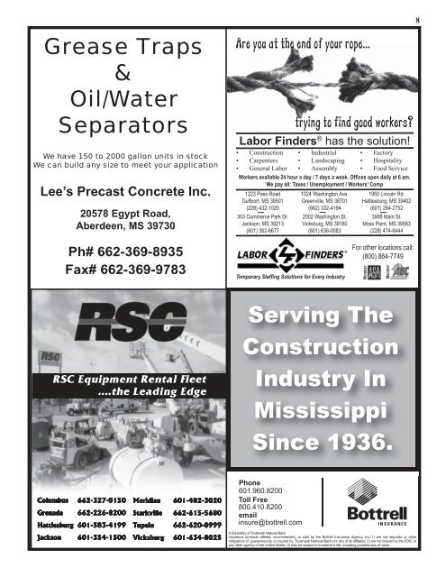 10-30-2006 The Mississippi Contractor.pdf - Msabc.net