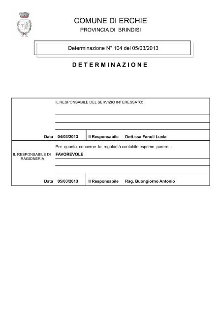 ALBO DEI BENEFICIARI DELL'ANNO 2012.pdf - Comune di Erchie