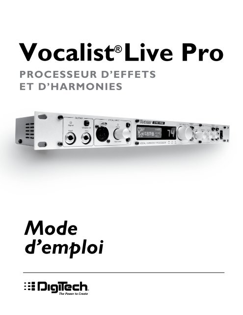 Vocalist® Live Pro - Digitech