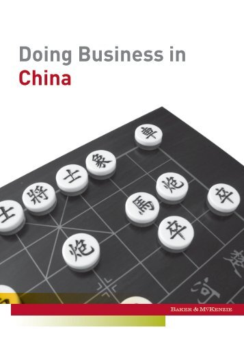 Doing Business in China - Baker & McKenzie