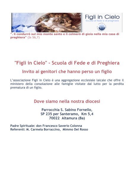 Lettera dei genitori ai figli cresimandi