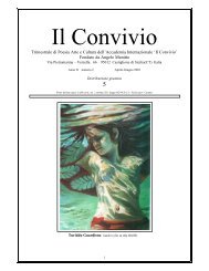 Trimestrale di Poesia Arte e Cultura dell'Accademia  - Il Convivio