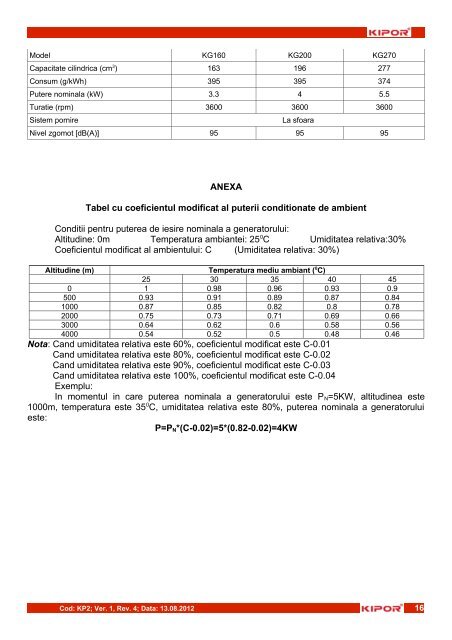 MOTOPOMPA BENZINA - Kipor