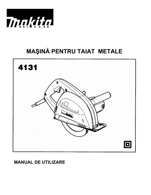 Manual de utilizare în format PDF - Makita