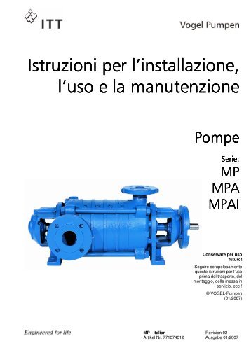 MP100-italian 771074012 Rev02 - Lowara