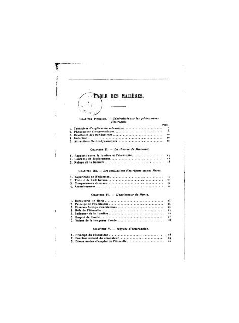 La théorie de Maxwell et les oscillations hertziennes - Université ...