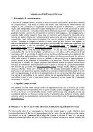 Alcuni aspetti dell'opera di Seneca 1) Un modello di ... - N. Copernico