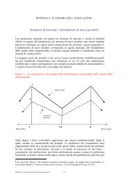 Struttura di mercato e introduzione di nuovi prodotti - Economia