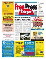 Animali: multe ai padroni - FREE PRESS BOLOGNA