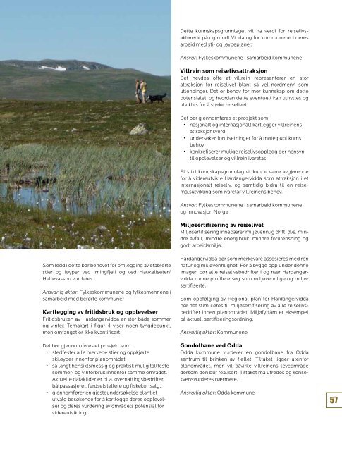 Regional plan for Hardangervidda - Hordaland fylkeskommune