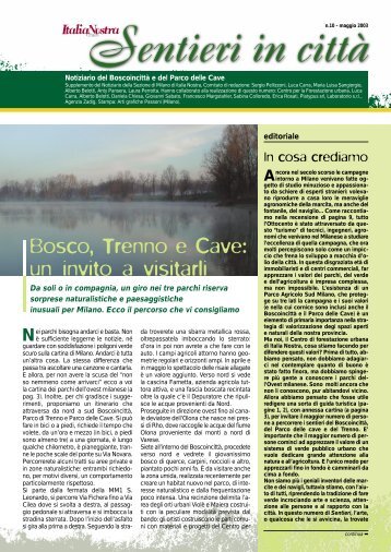 I serie/anno 3 - n.10 - Centro Forestazione Urbana