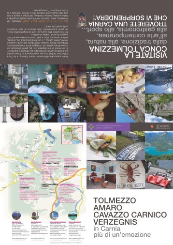 Download depliant turistico / tourism flyer - Conca tolmezzina