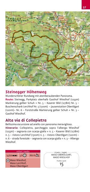 Wandertouren rund um Rosengarten und Latemar im Eggental