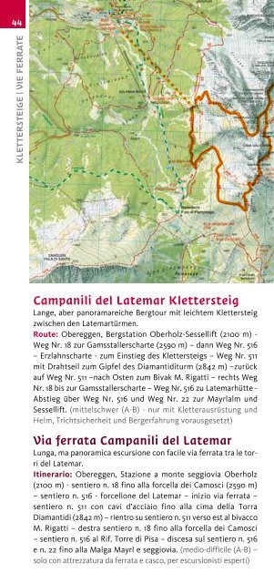 Wandertouren rund um Rosengarten und Latemar im Eggental