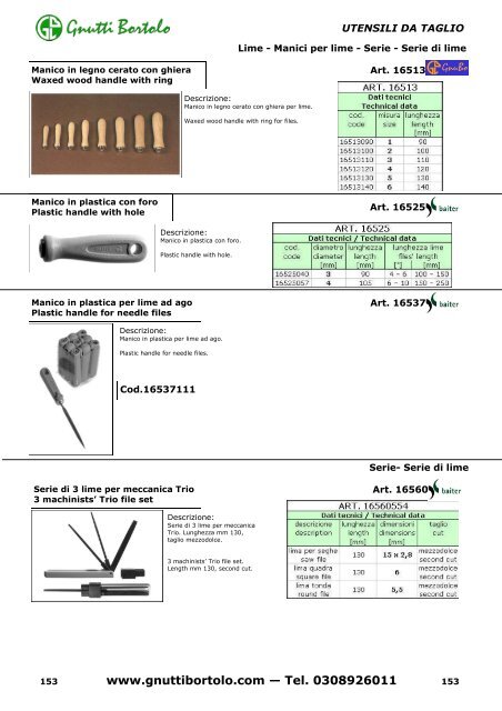 www.gnuttibortolo.com — Tel. 0308926011 - Gnutti Bortolo S.p.A.