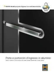 Porte e portoni in alluminio - Maffei Sistemi srl