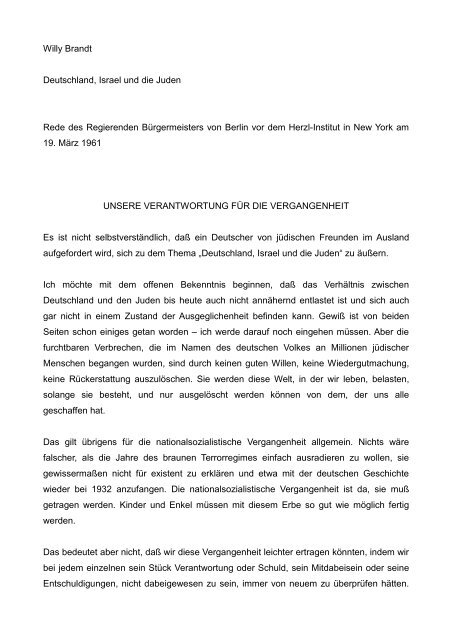 Deutschland, Israel und die Juden (PDF)