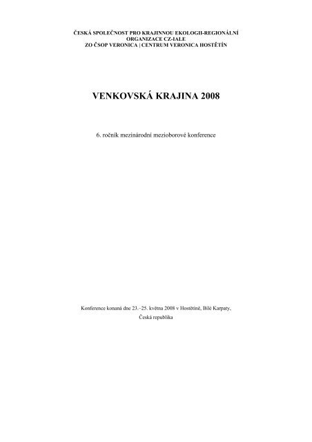 Venkovská krajina 2008 - Veronica