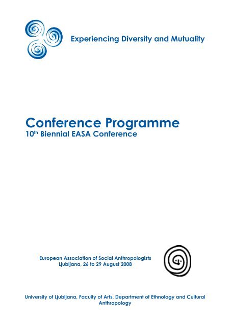 Conference Programme - European Association of Social ...