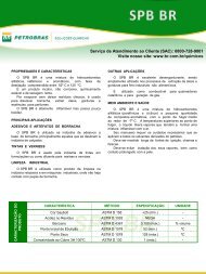 Folheto Técnico - Petrobras Distribuidora