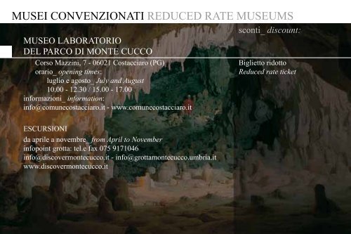 discover tourist card discounts for shops and services - Comune di ...