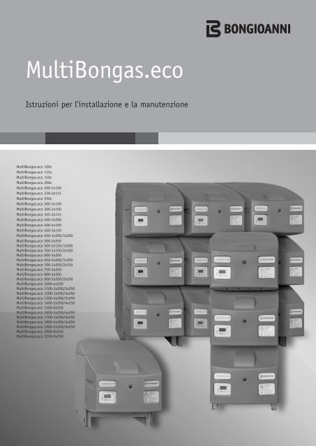 Libretto MultiBongas.eco - Bongioanni Caldaie