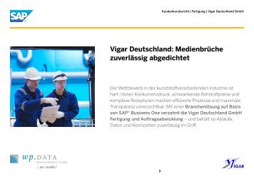 Vigar Deutschland GmbH - wp.DATA Kommunikations GmbH