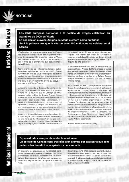 nº39 2007 Publicación para adultos - 3,65 - Cannabis Magazine