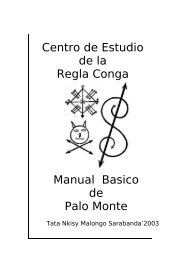 Manual Basico de Palo Monte