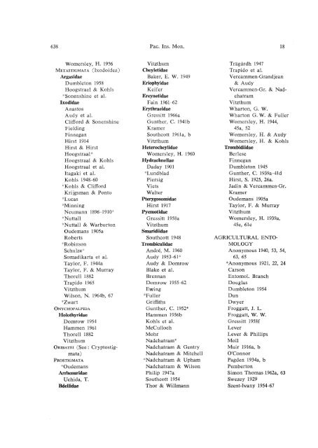 bibliography of new guinea entomology1 - Hawaii Biological Survey ...