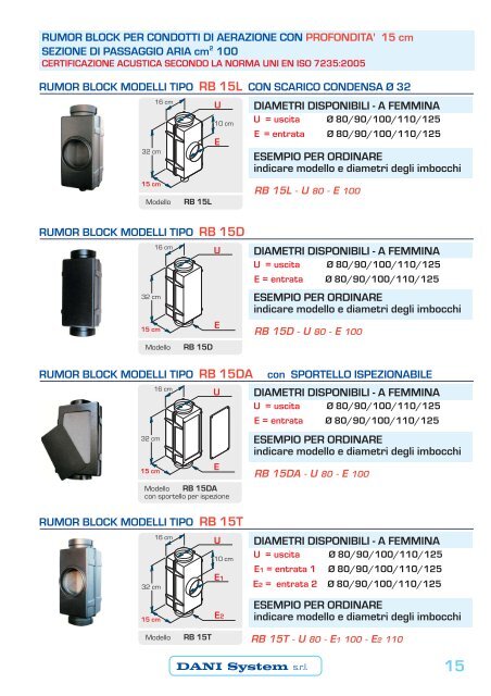 Catalogo RUMOR BLOCK