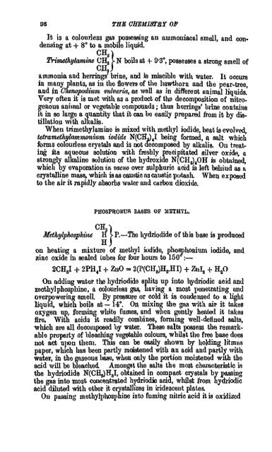 A Manual of the Chemistry of the Carbon Compounds