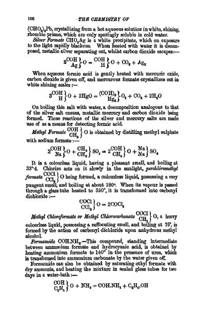 A Manual of the Chemistry of the Carbon Compounds