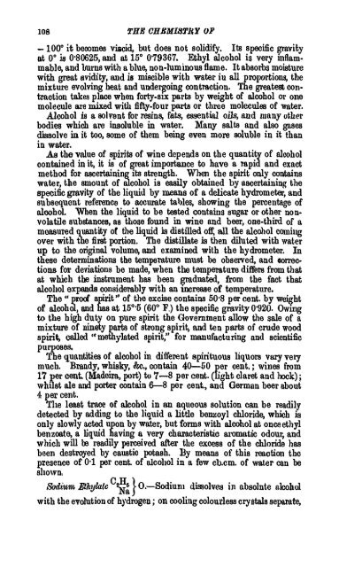 A Manual of the Chemistry of the Carbon Compounds