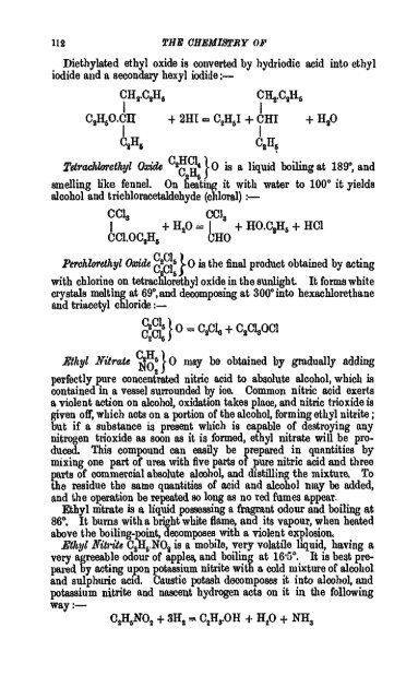 A Manual of the Chemistry of the Carbon Compounds