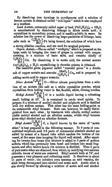 A Manual of the Chemistry of the Carbon Compounds