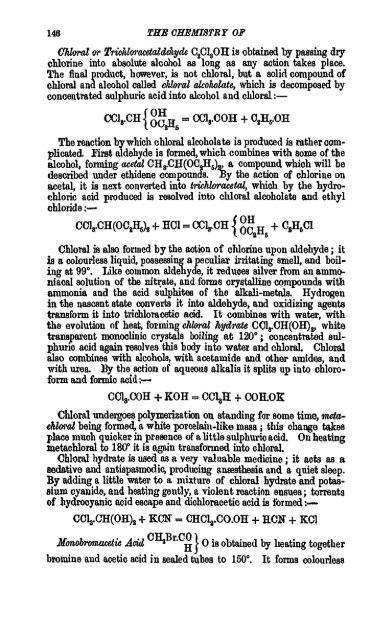 A Manual of the Chemistry of the Carbon Compounds