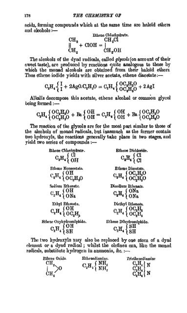 A Manual of the Chemistry of the Carbon Compounds