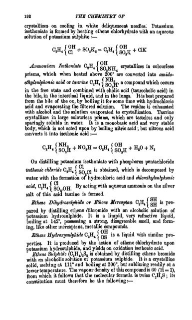 A Manual of the Chemistry of the Carbon Compounds