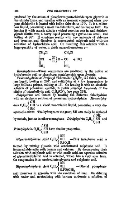 A Manual of the Chemistry of the Carbon Compounds