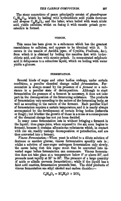 A Manual of the Chemistry of the Carbon Compounds