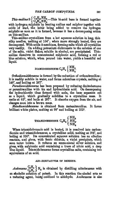 A Manual of the Chemistry of the Carbon Compounds